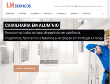 Tablet Screenshot of lm-servicos.com